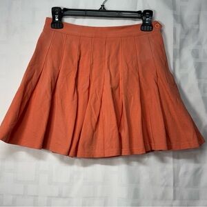 Urban Outfitters Orange Skater Mini Skirt